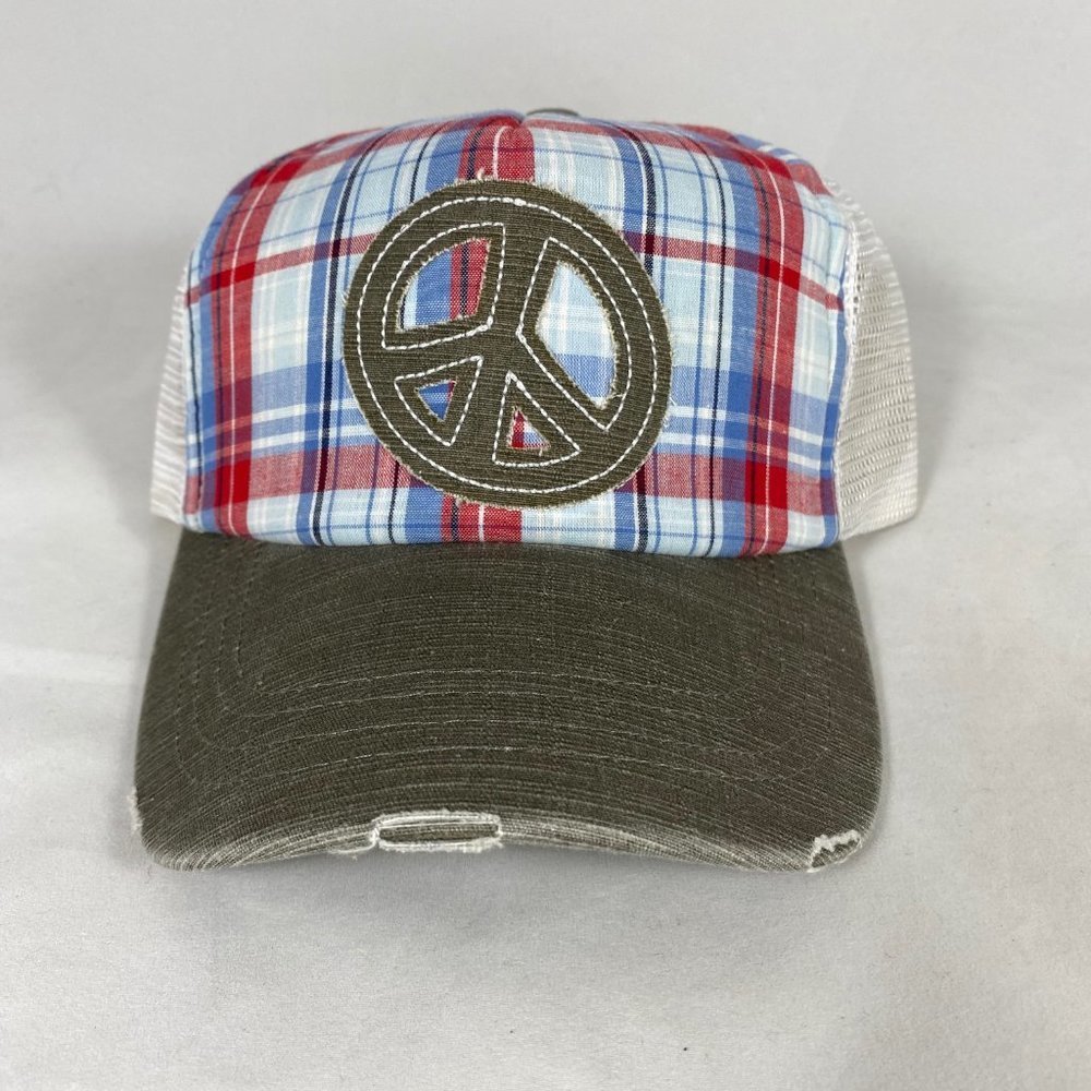 Baseball Cap With Peace Logo